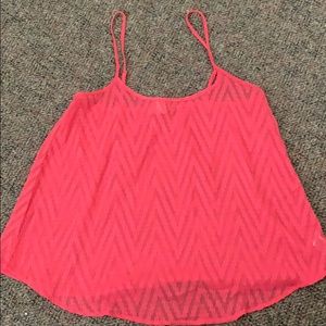 Hot pink tank